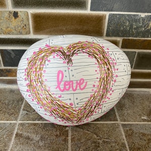 Rustic Valentines wreath of love