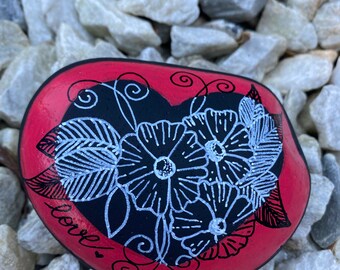 Heart Floral Doodle