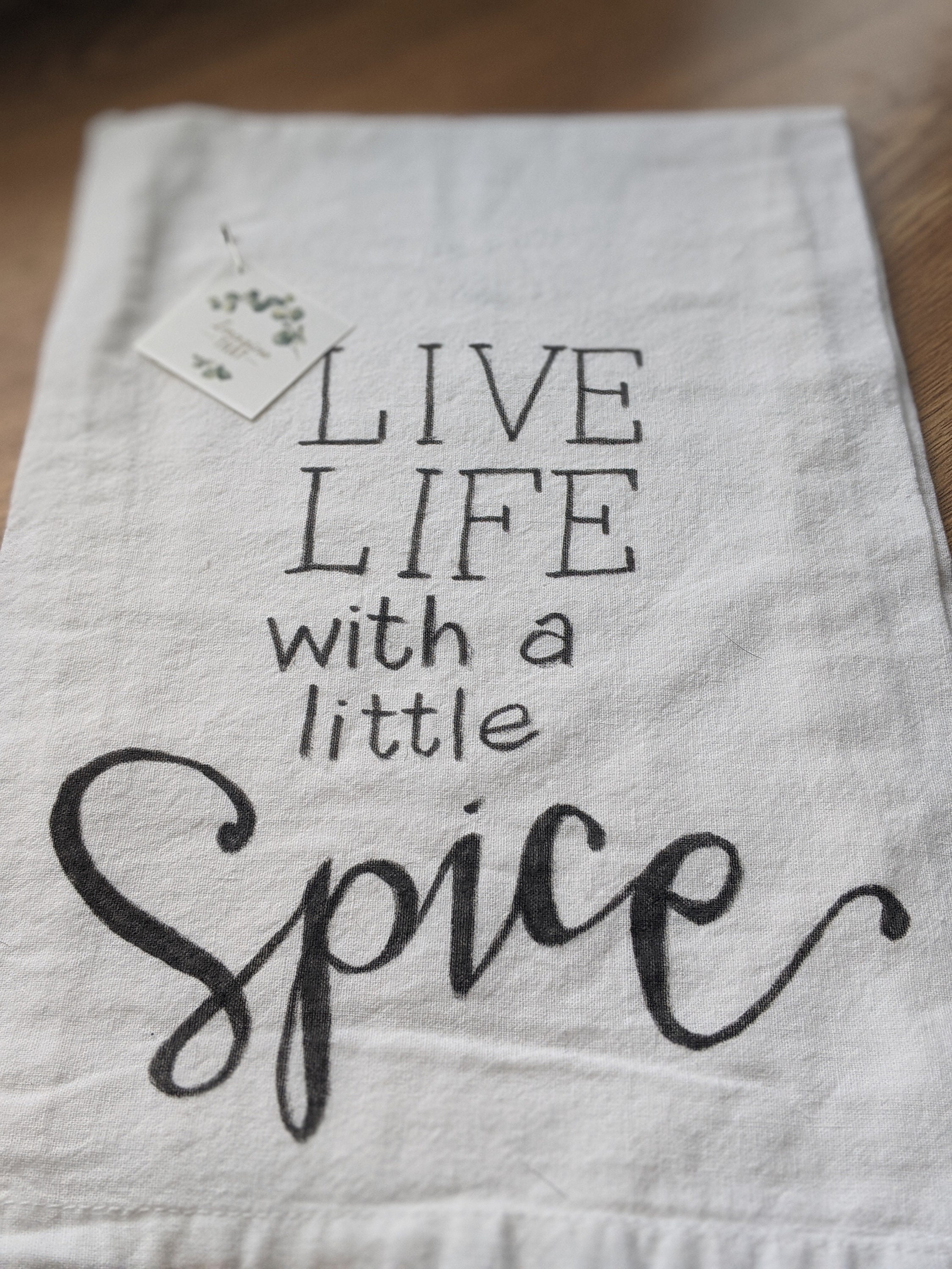 Live life with a little spice Etsy