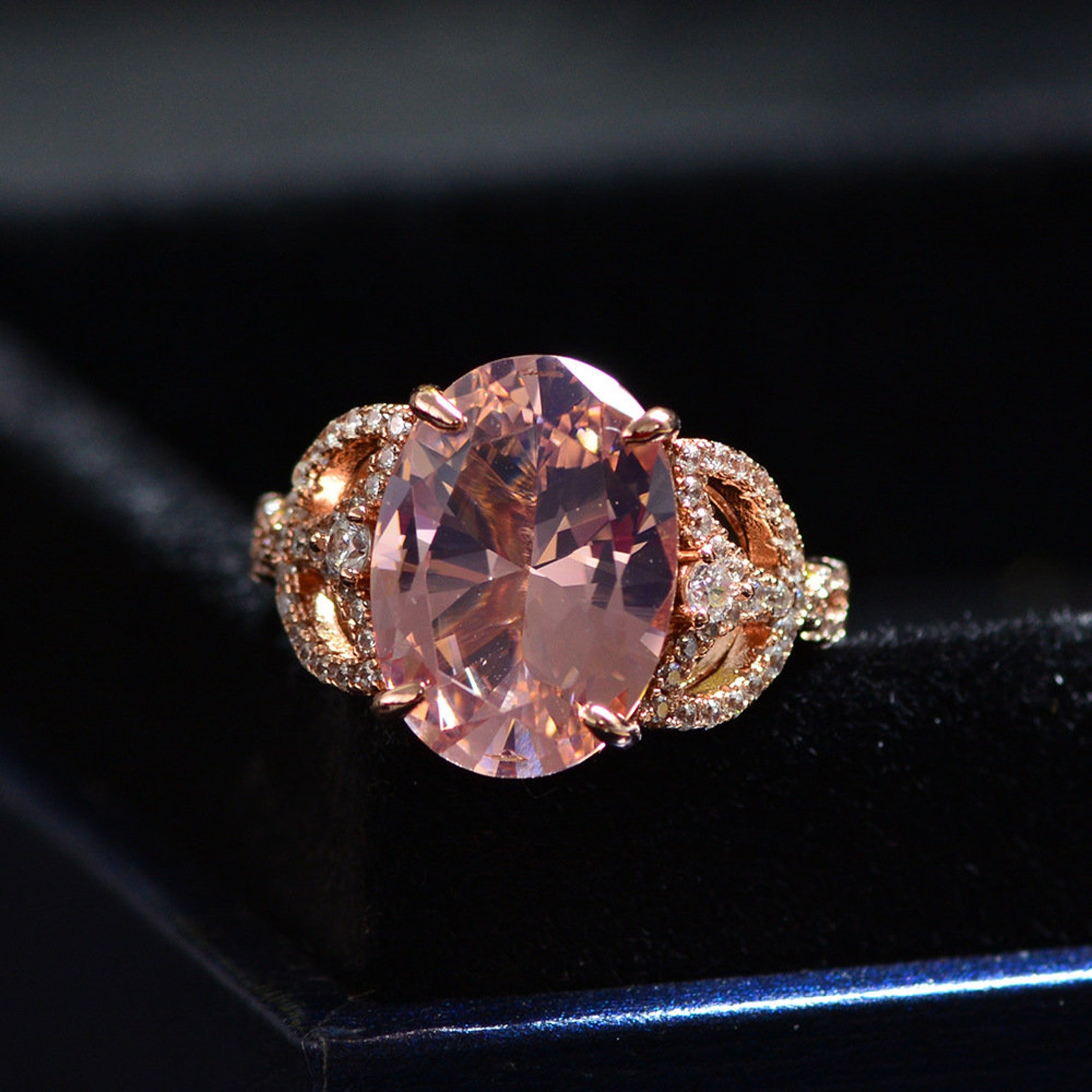 Oval Cut Ring. Rings. Oval Cut Rings. Etsy