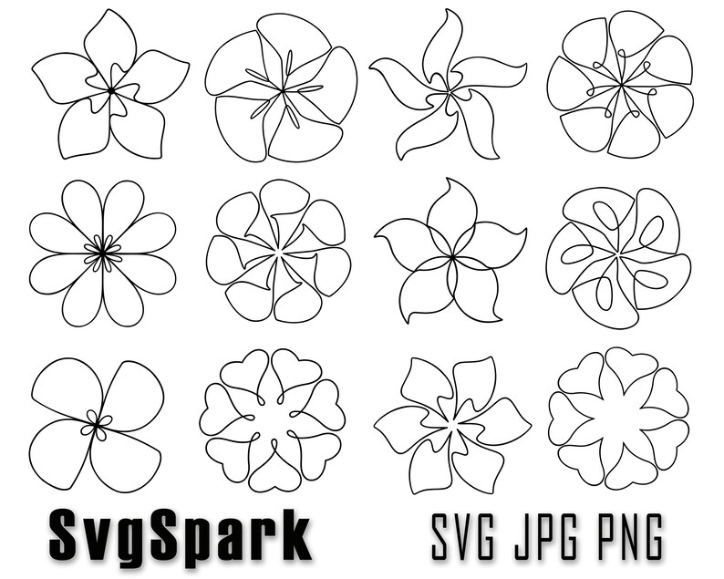Flowers Svg Flower Svg Bundle Flower Cut Out Svg Flower Svg Svg Files For Cricut Svg Files Paper Flower Svg Clip Art Art Collectibles Deshpandefoundationindia Org