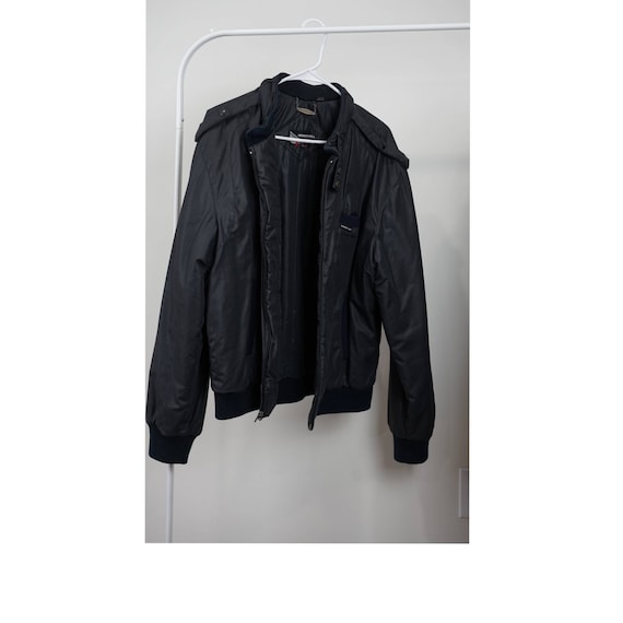 Black Insulated Members Only Jacket