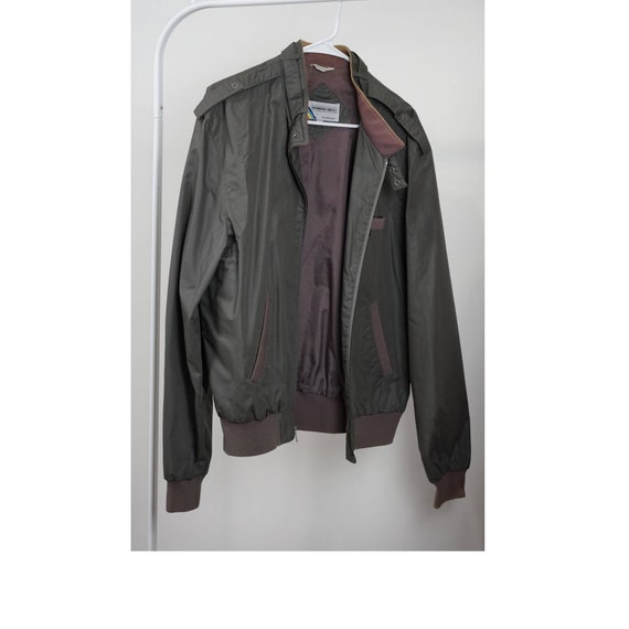 Olive Green Members Only Jacket