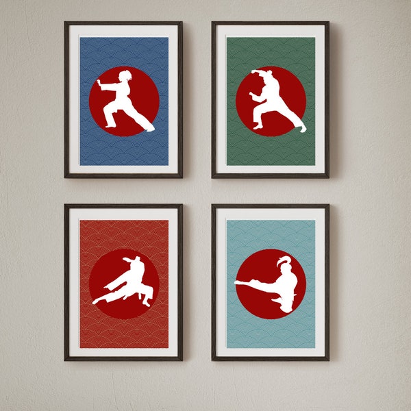 Female Karate Uniform Silhouette Horse Stance Vector Digital File ...