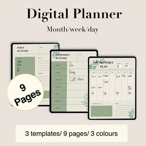 Digital Month | Week | Day Planner