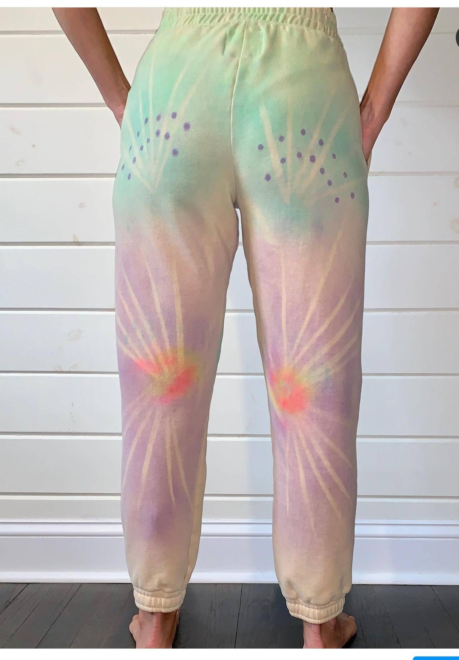 cute sweatpants tie dye