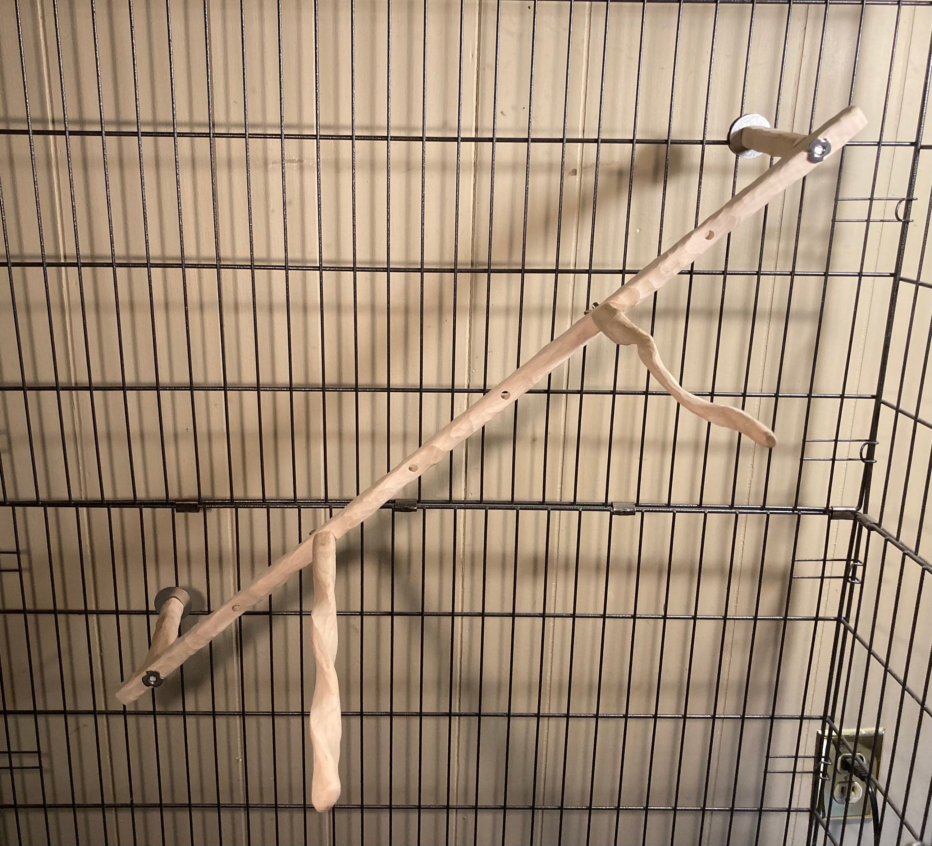 Cage Mount Bird Perch Etsy