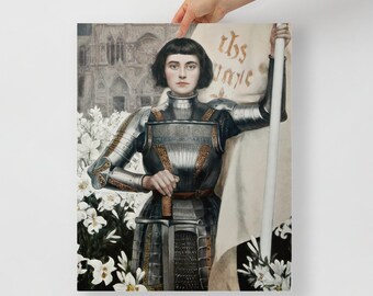 St. Joan of Arc - Poster by Albert Lynch, Saint Joan Of Arc, Sainte Jeanne D'Arc Print