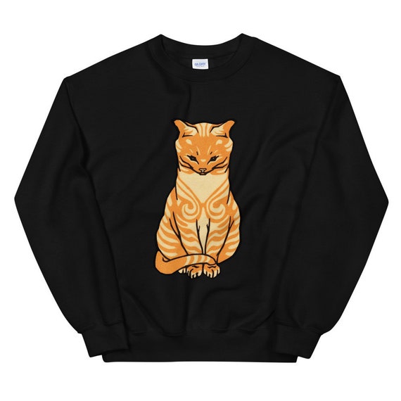 light orange sweatshirt