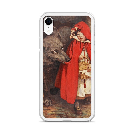 Cappuccetto Rosso che dipinge iPhone e Samsung Case di Jessie Willcox Smith  custodia per telefono, custodia delle fiabe dei Grimm - Etsy Italia
