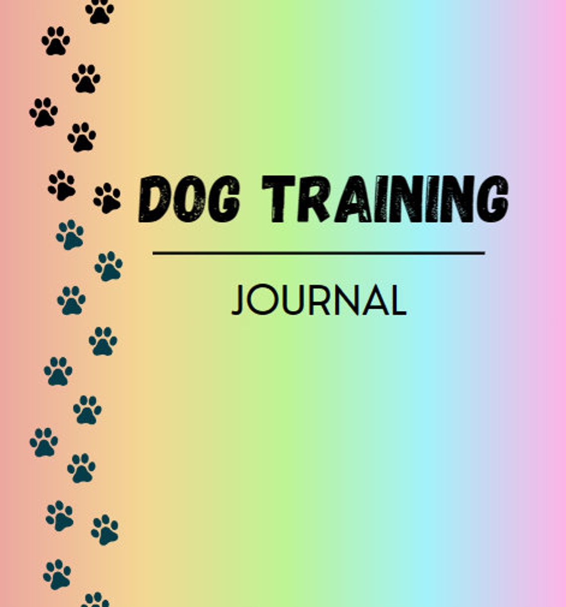 Dog Training Journal Rainbow Edition - Etsy