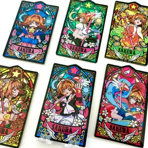 Cardcaptor Sakura Stained Glass Acrylic Stand | Clow Cards | Sakura Cards