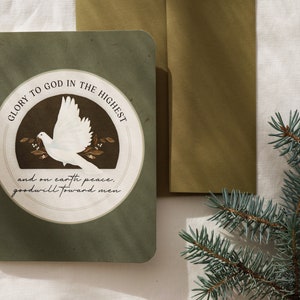 Gloire à Dieu au plus haut des cieux ! - Cartes de Noël chrétiennes