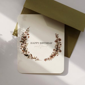 Happy Birthday Sweet Friend - Grußkarte