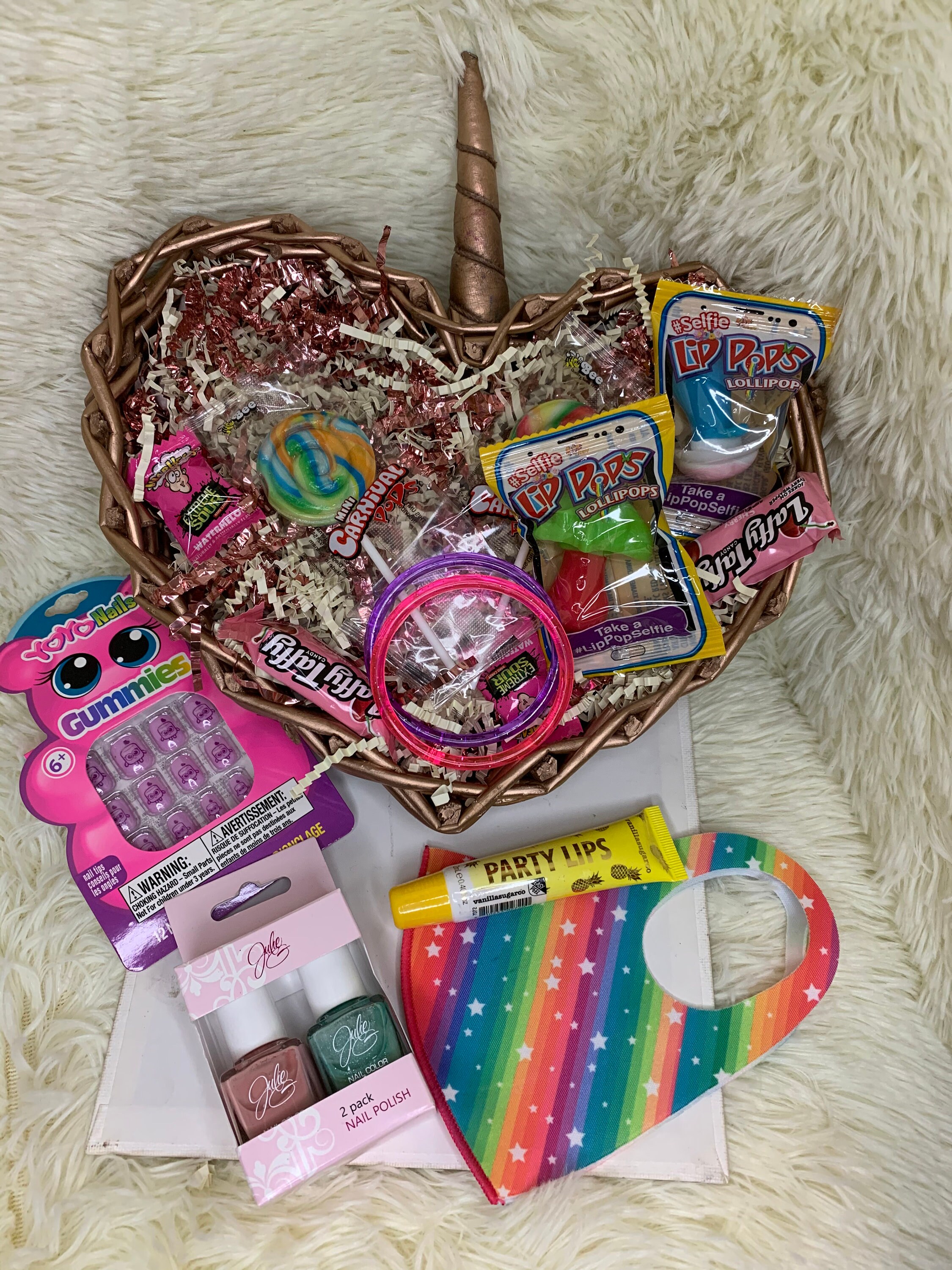 Easter Gift Basket Unicorn Basket Heart Basket Gifts for Etsy