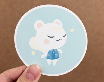 Smug Marshal Squirrel Sticker {Animal Crossing} BUY 3 GET 1 FREE