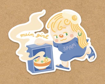 Mein Girl 公仔面 Sticker