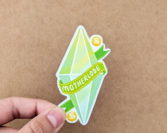 Sims Plumbob Motherlode Sticker