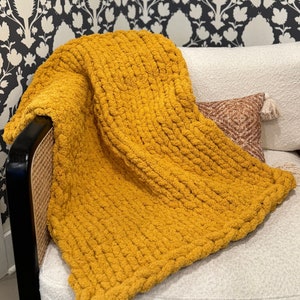 Chunky Knit Baby Blanket|Baby Shower Gift|New Mom Gift|Custom Handmade Baby Gift|Baby Photography|Soft and Comfy Throw|Baby Blanket