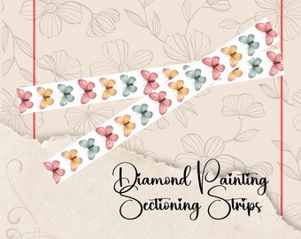 Watercolor Butterflies, Sectioning Stickers, Diamond Painting Tools
