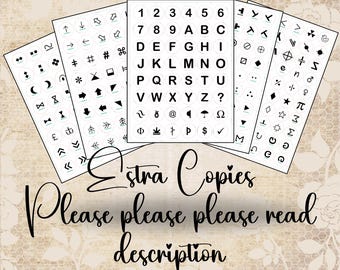 Diamond Painting Kit Stickers DAC Symbol Inventory Organizational Labels for Crafting