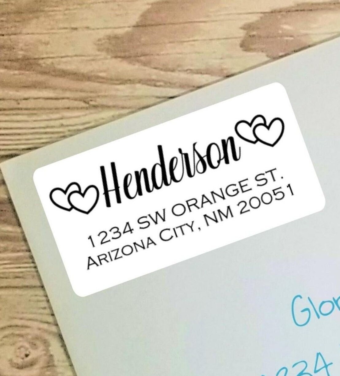 Wedding Invitations Return Address Label Calligraphy Font Etsy