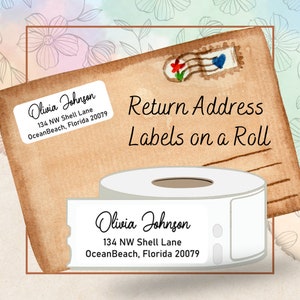 Return Address Labels, Custom Calligraphy Script Font, Personalized Mailing Label,  Wedding Invitations, Personalized Housewarming Gift