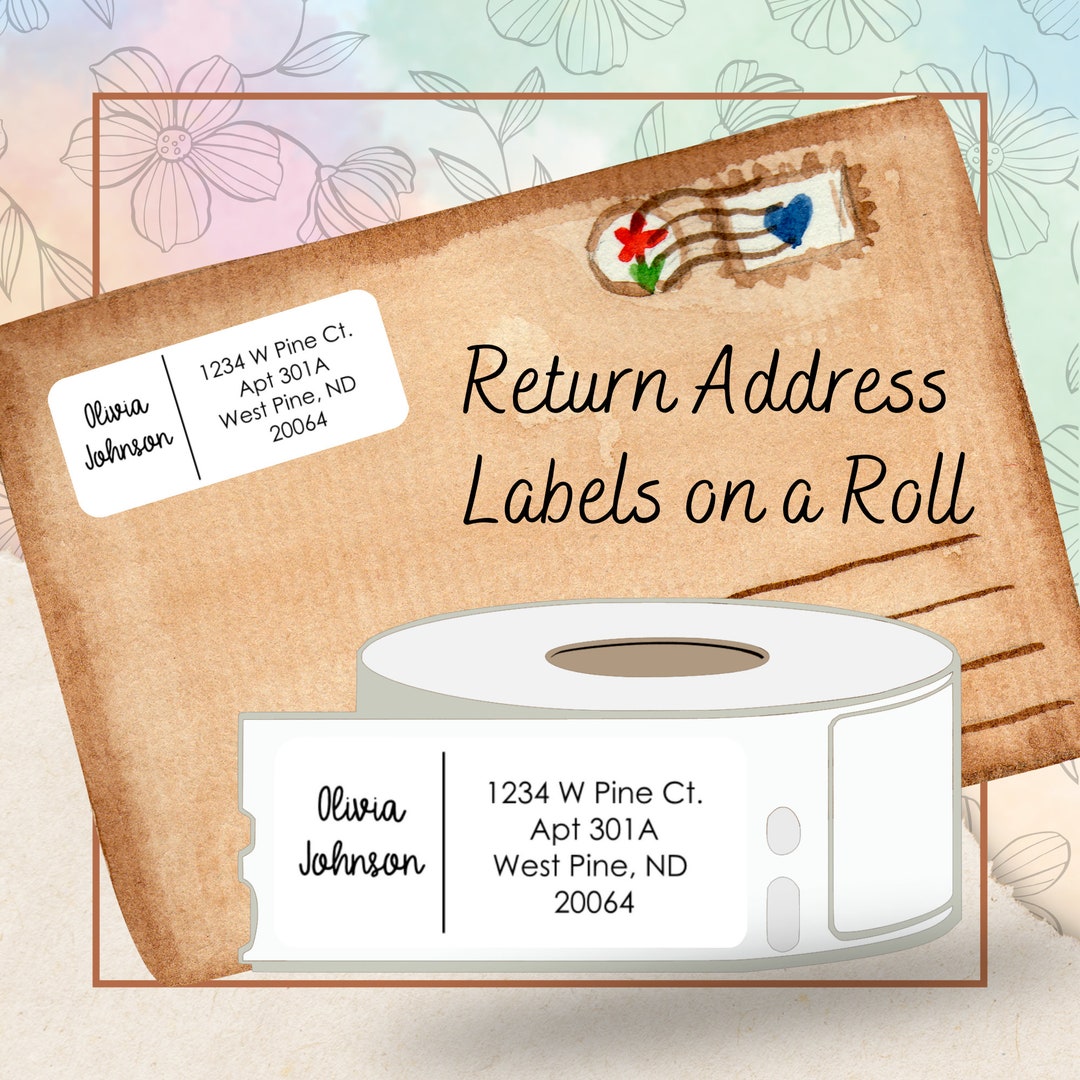 Modern Return Address Labels: Custom Stationery Self-adhesive Stickers ...