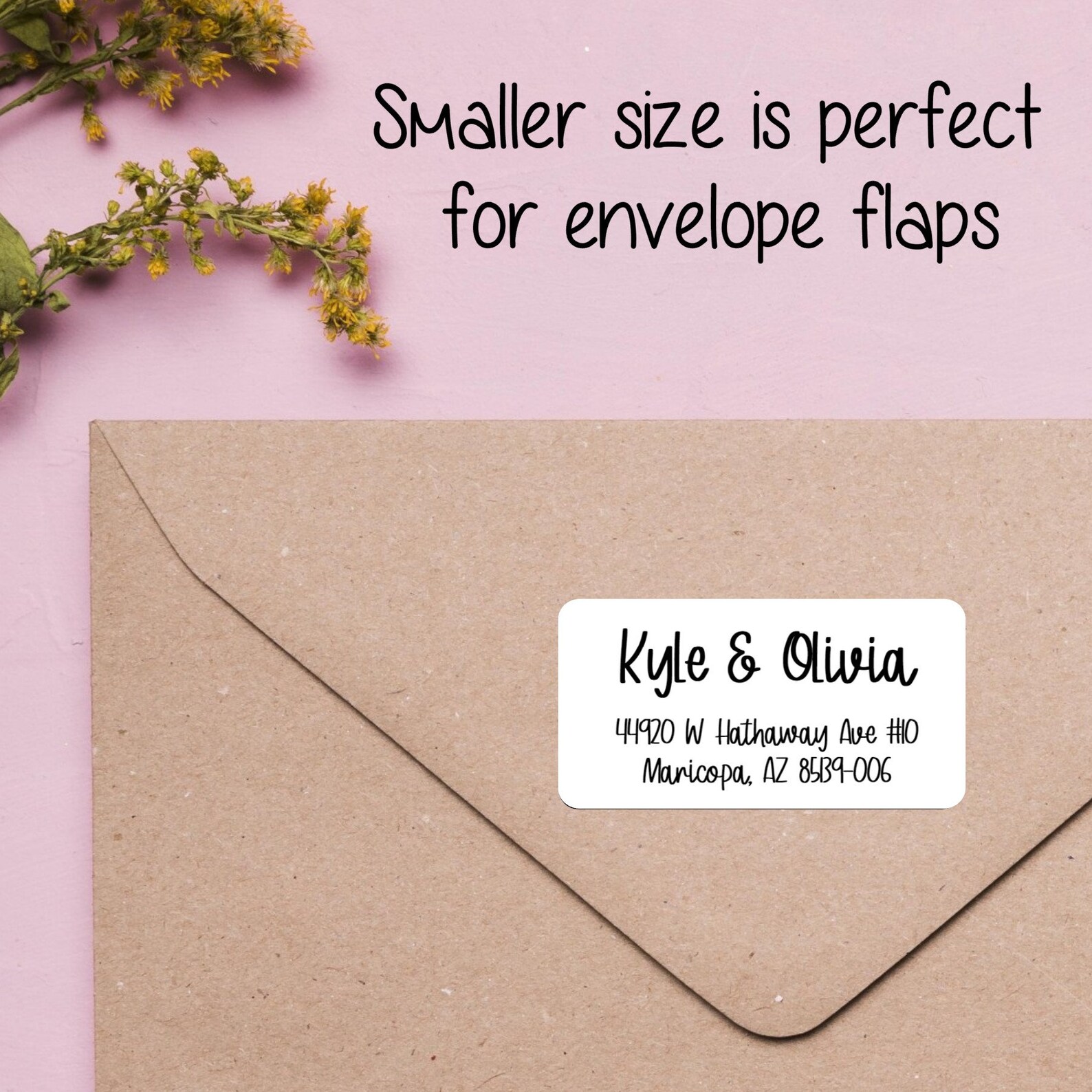 Foil Return Address Label Custom Address Label Printed Etsy