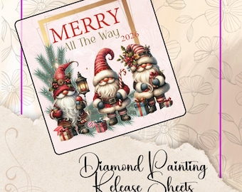Merry all the way Gnomes, Diamond Painting Event 2026: Silicone Release Sheets