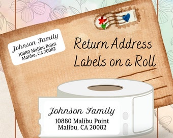 Calligraphy Script, Return Address Labels, Personalized Mailing Stickers, Customized Wedding Invitation Stickers,  New Home Owner Welcome