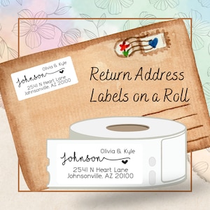 Custom Wedding Return Address Labels, Bridal Shower Gift, Personalized Invitation Stickers, Save the Date Return Labels, Bridal Ephemera