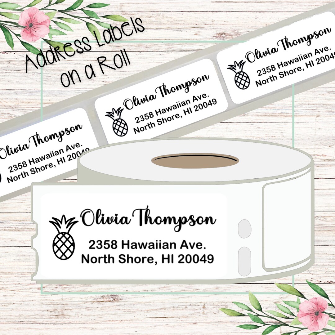 Tropical Return Address Labels, Housewarming Gift, Moving Labels