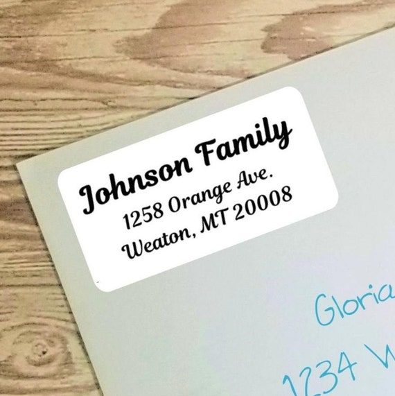 Wedding Invitation Labels Mailing Labels Easy to read font Personalized Address Labels Custom Return Address Labels Professional Fonts