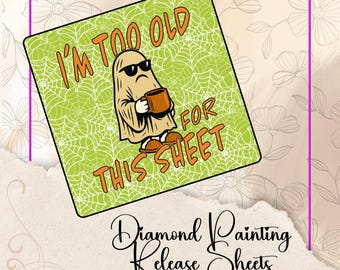 Diamond Painting Release Papers: Reusable Silicone Cover Sheets (12 Pack)