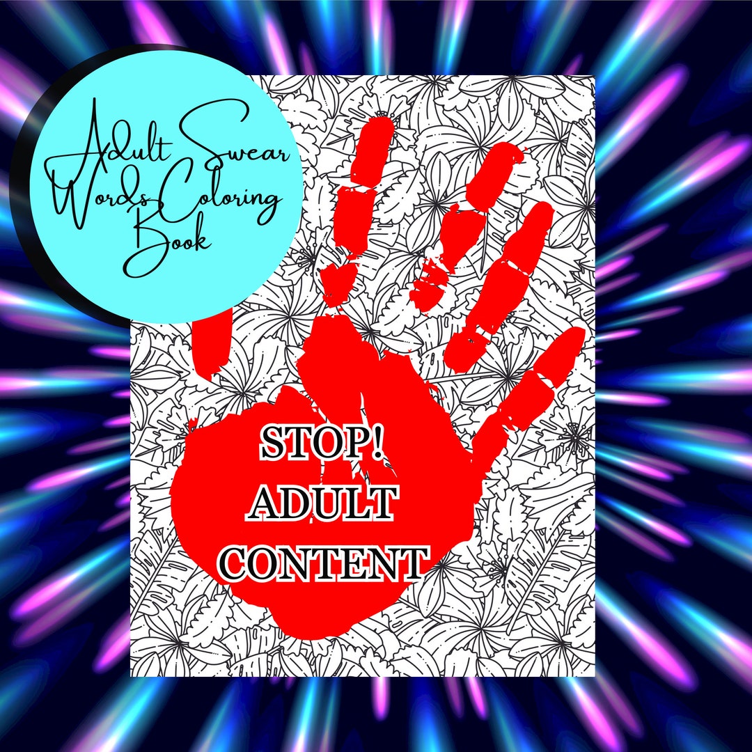 Adult Coloring Pages Swear Word Coloring Pages Adult Stress - Etsy