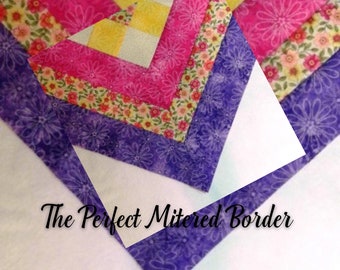 Mitered Quilt Corners: Sewing Instructions (PDF Download)