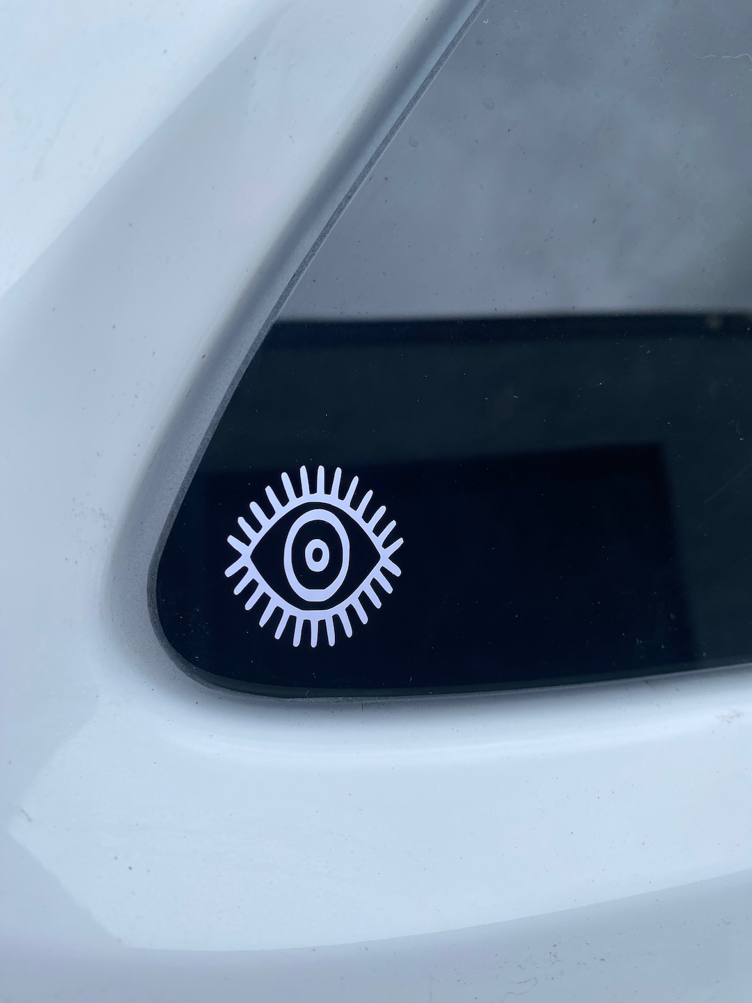 Evil Eye Car Decal Car Windows Decal Trendy Decal Auto Etsy
