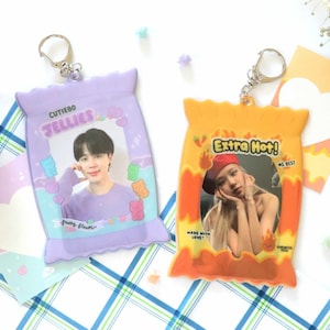 K-Pop Fotokartenhalter - Hot Chips - süßes Jellies - Snack - Boba - kawaii cute