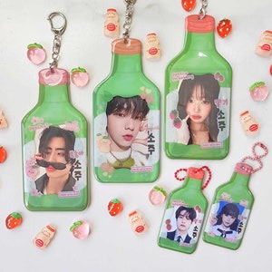 Porta tarjetas fotográficas SOJU K-pop, porta tarjetas de identificación y porta PC