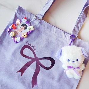 Lazo de cinta Borahae - BTS - Bolso de mano - Kpop - Coqueta