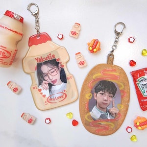 K-Pop Fotokartenhalter - Jogurt - Hot Dog - Corn Dog - Snack - Boba