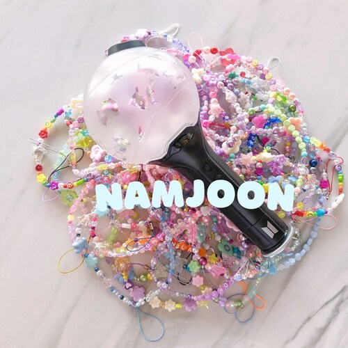 JIN Seokjin BTS Army Bomb Wrist Strap & Necklace Bangtan Etsy