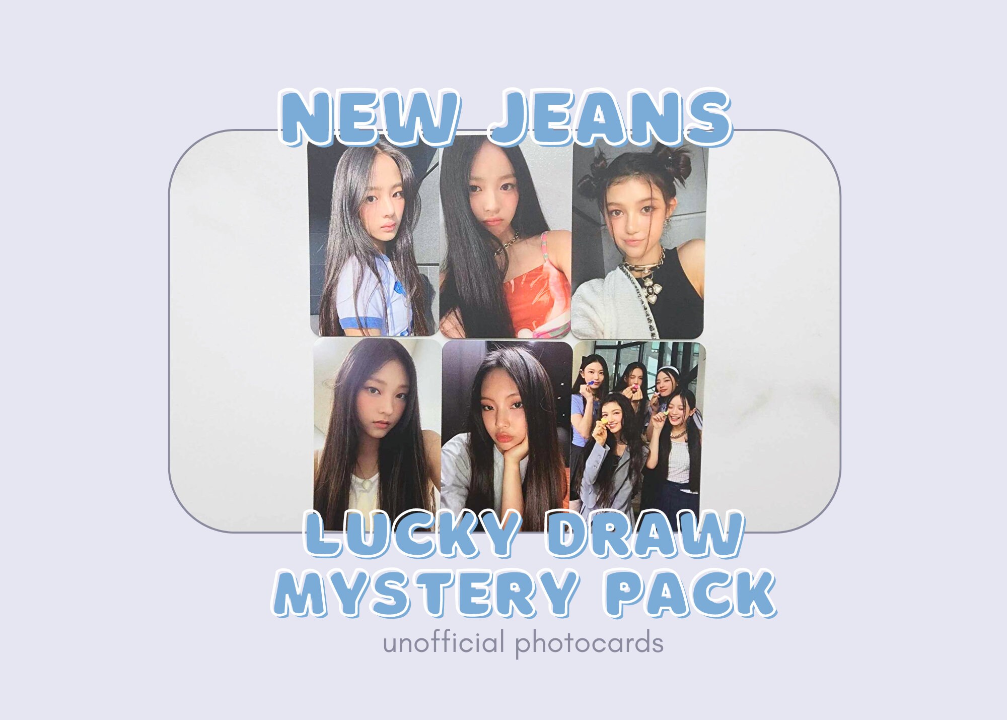 kーpop カード NWJZ Photocard Mystery Pack (set of 3) KPOP - Polco Lucky