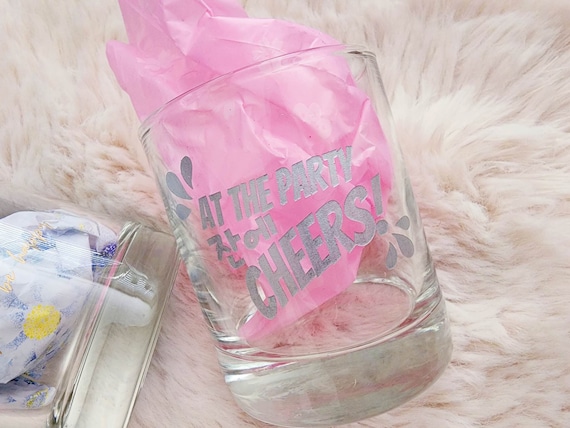 Seventeen Cheers - glass cup - Korean Cafe Cup -