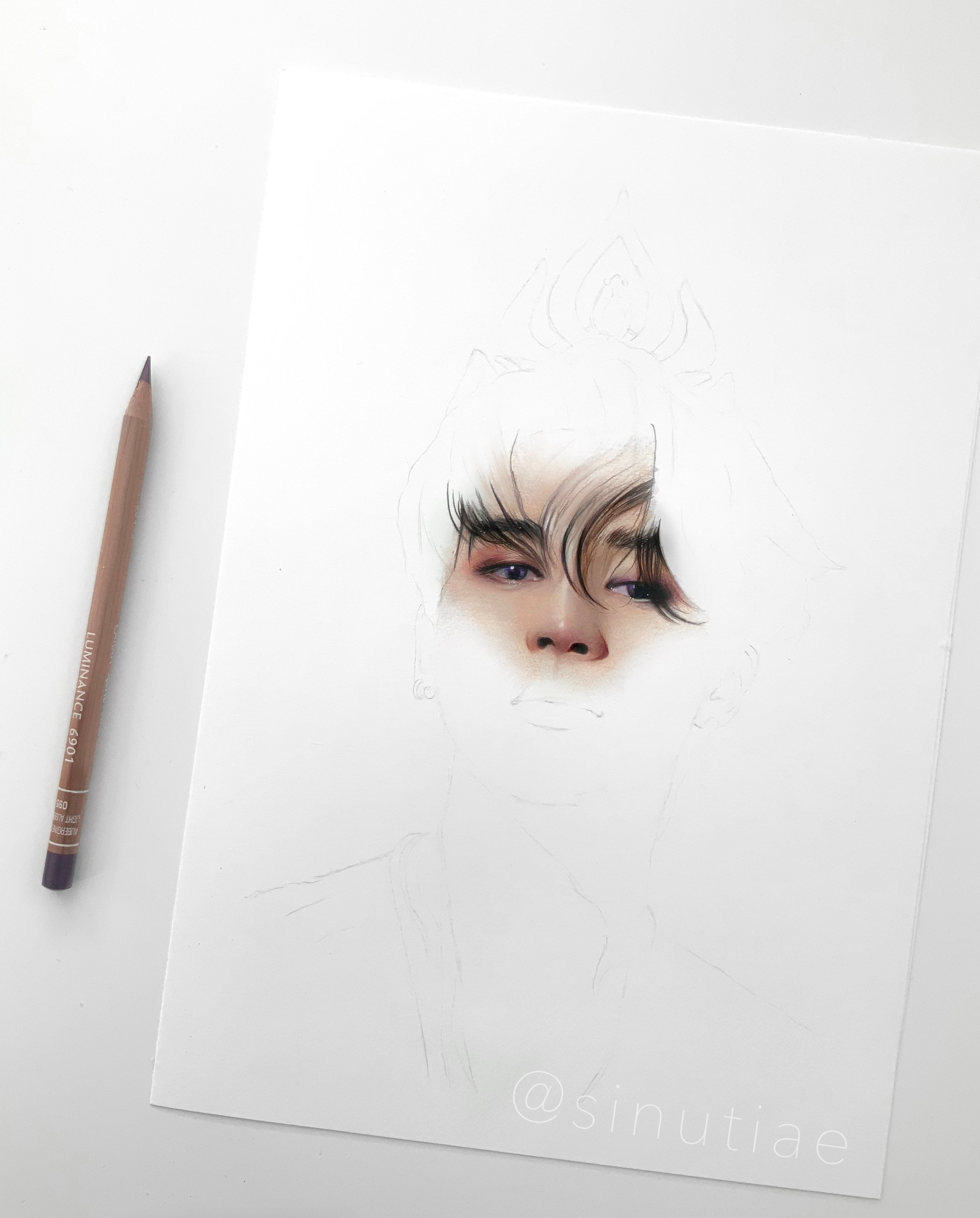 BTS ジミン - 「プリンス」をテーマにした絵：オリジナルファンアート