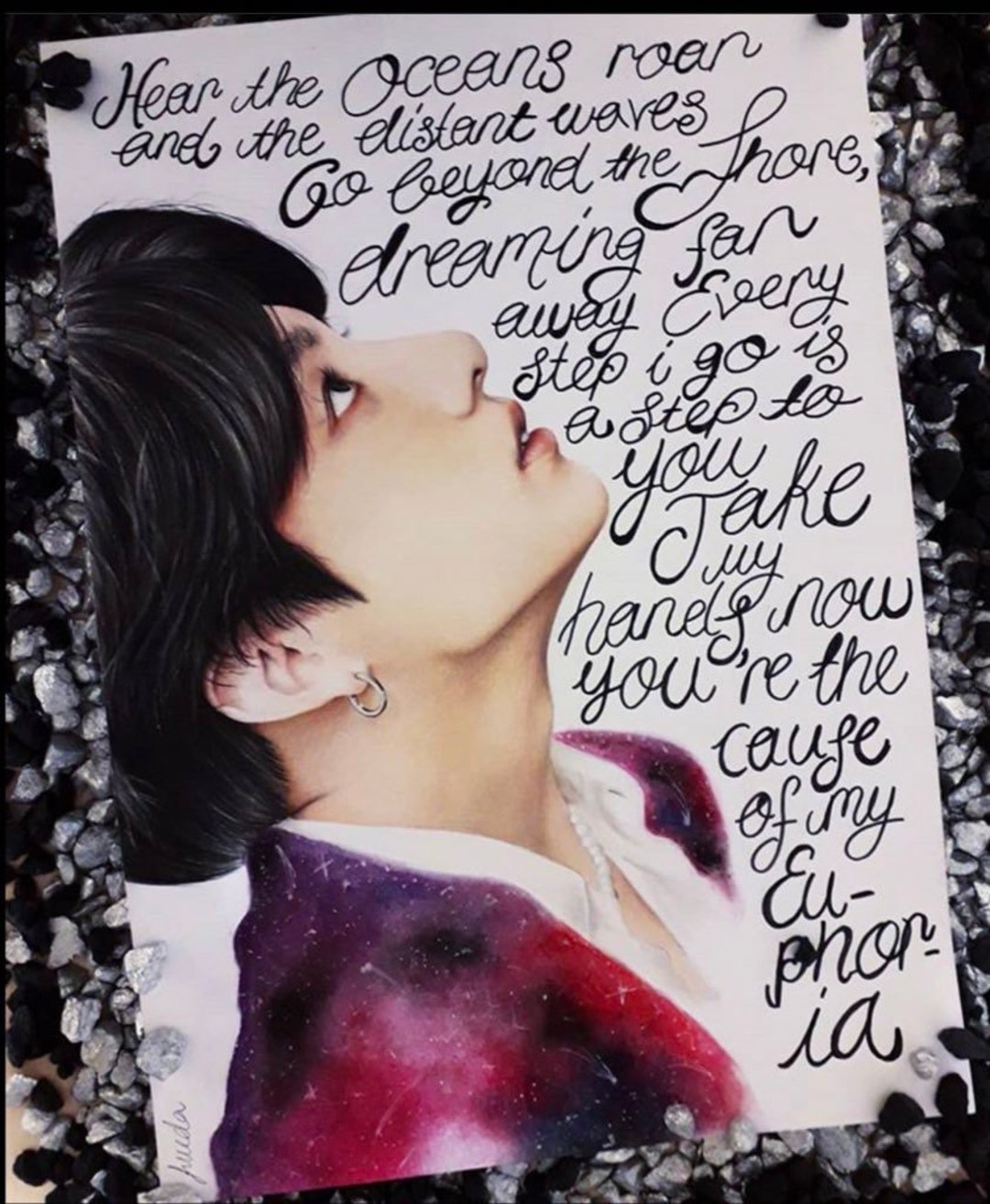 BTS Jungkook Colored Pencil Drawing : PRINT From Original Fanart - Etsy