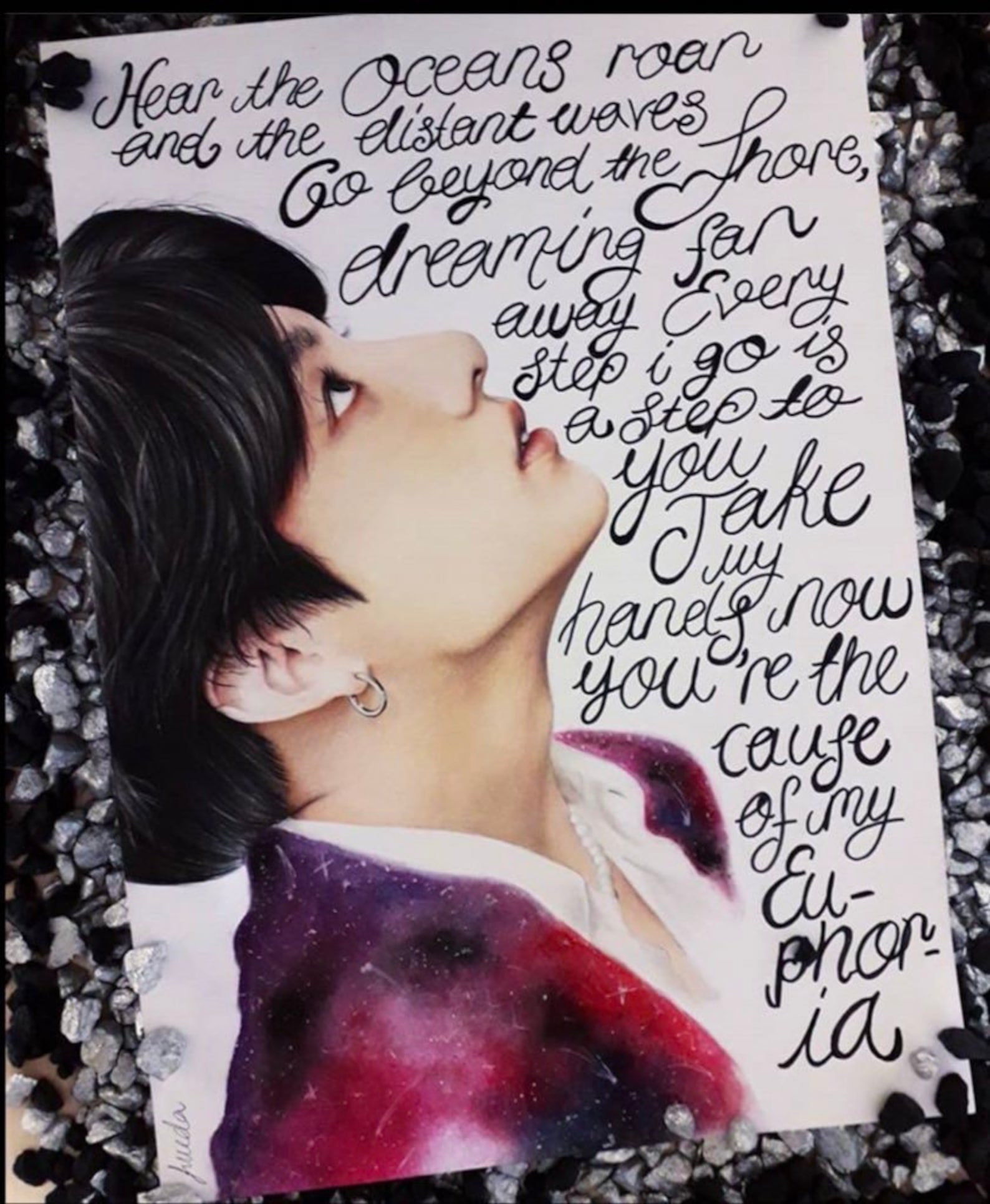 BTS Jungkook Colored Pencil Drawing : PRINT From Original Fanart - Etsy