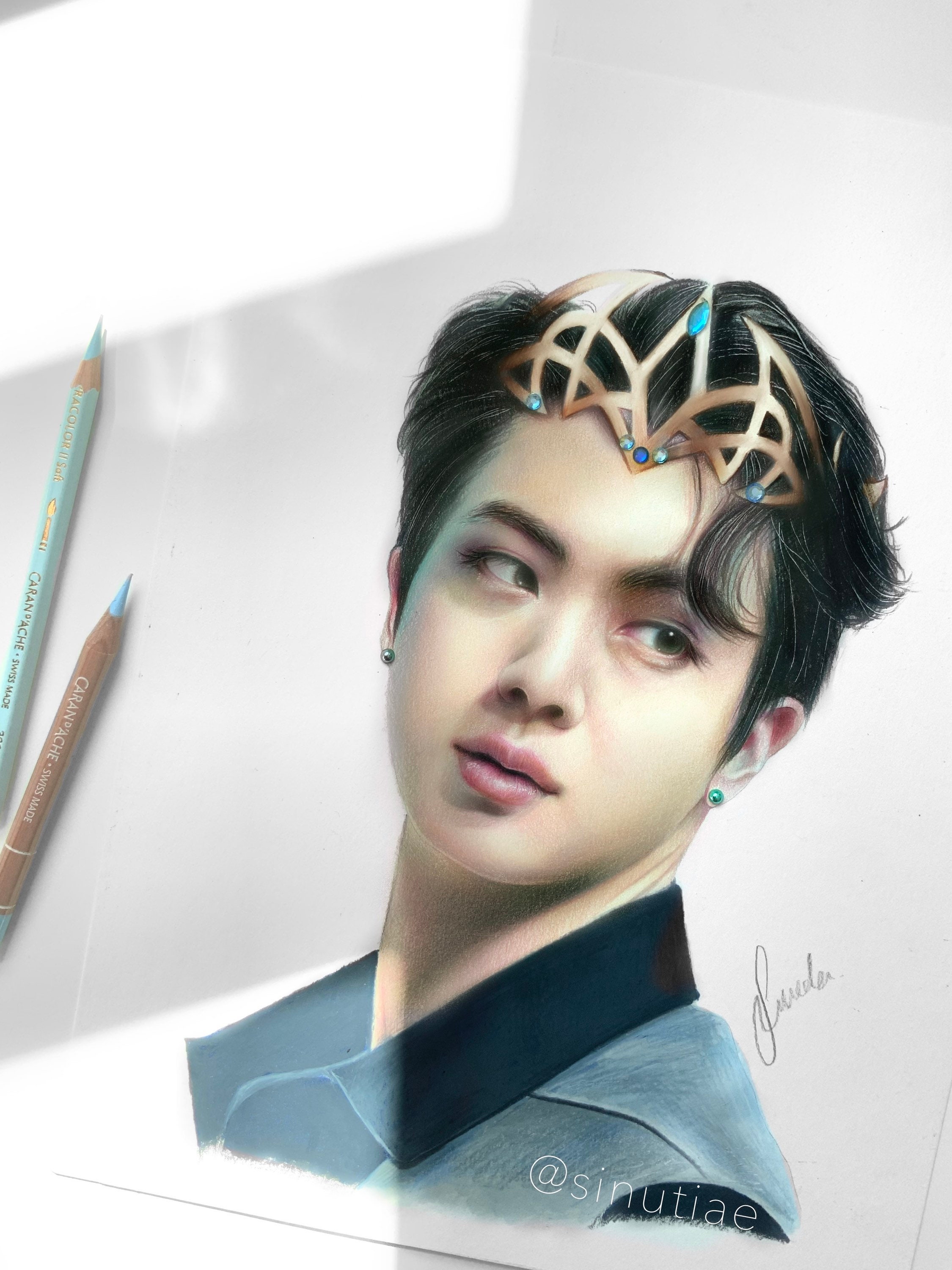 BTS jinキムソクジン美術 額縁3点セット il_fullxfull.4138704695_tnzi.jpg