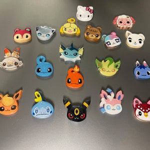 Anime poke eeveelution, pin, eevee, umbreon, flareon, leafeon, glaceon, vaporeon, espeon, jolteon, sylveon